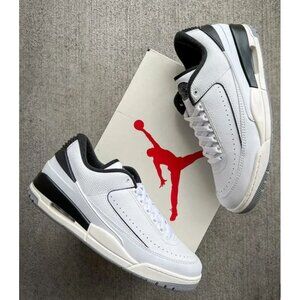 Nike Air Jordan 2/3 'White Black" Shoe FD0383-100 Sneaker Men's 10 NEW no Box